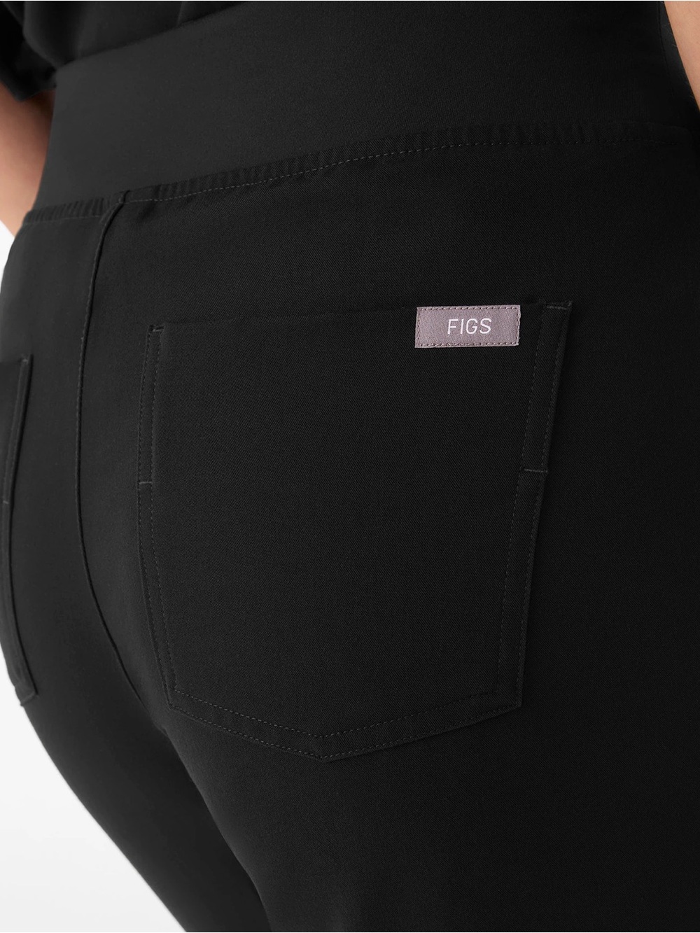 FIGS Black Zamora Joggers with Gray Drawstring Large - Picture 7 of 14